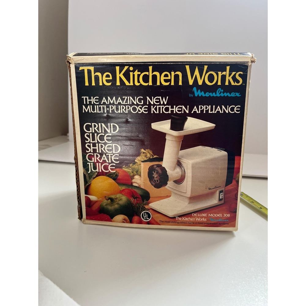 Kitchen‎ Works by Moulinex Deluxe Model 308 Multi Purpose Kitchen Appliance